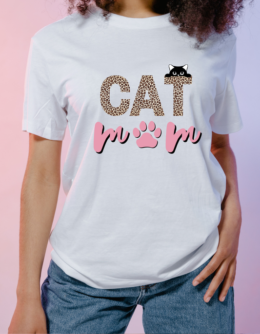 Cat mom  - DTF Transfers