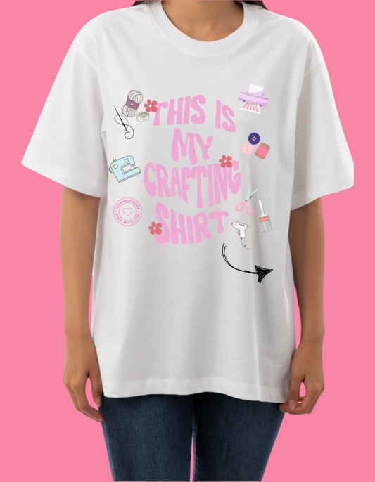 This is my crafting shirt - DTF Transfers