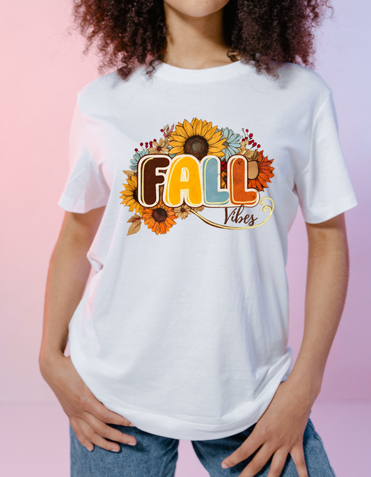 Fall floral vibes - Graphic t-shirt