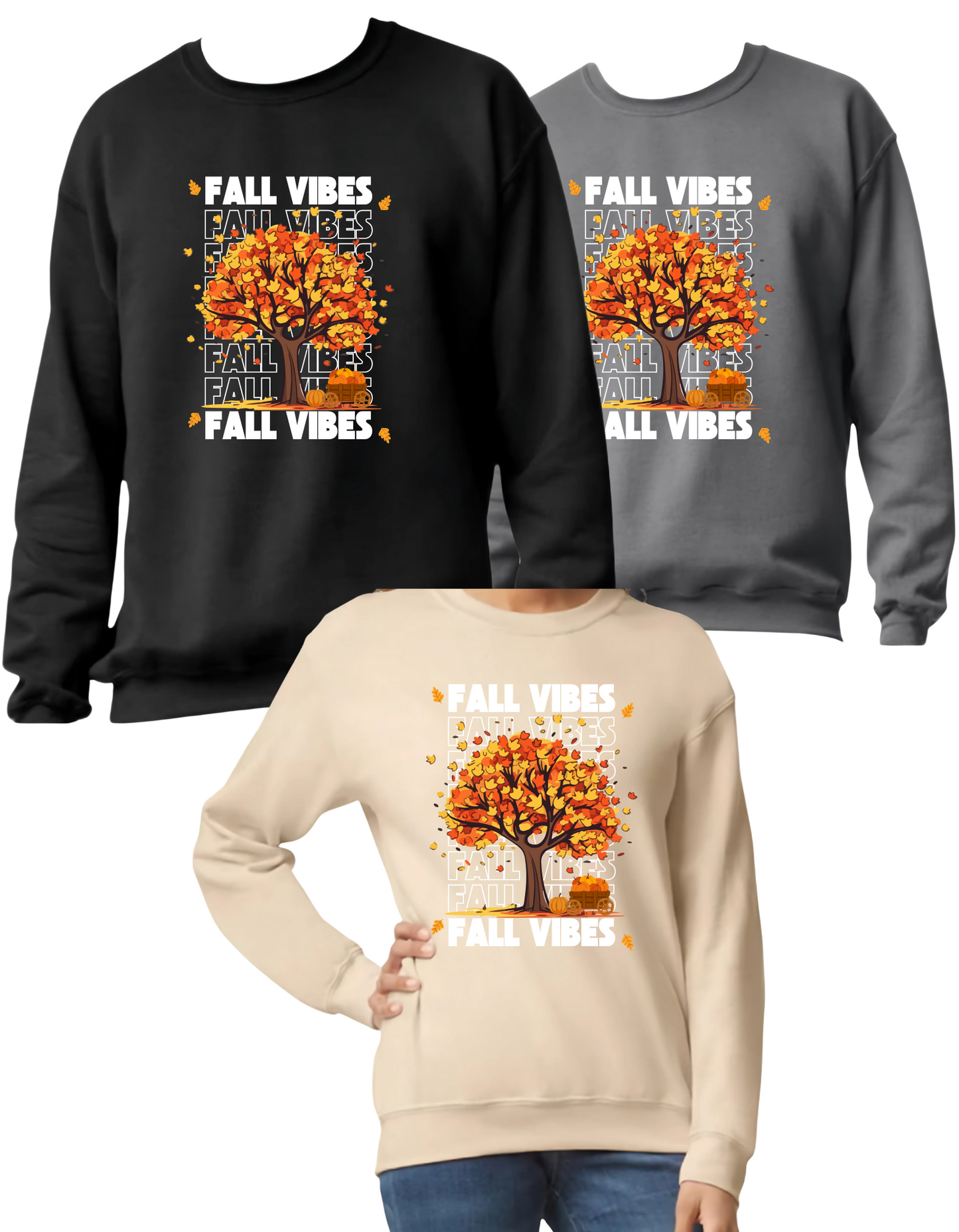 Fall Vibes - Crewneck Sweater