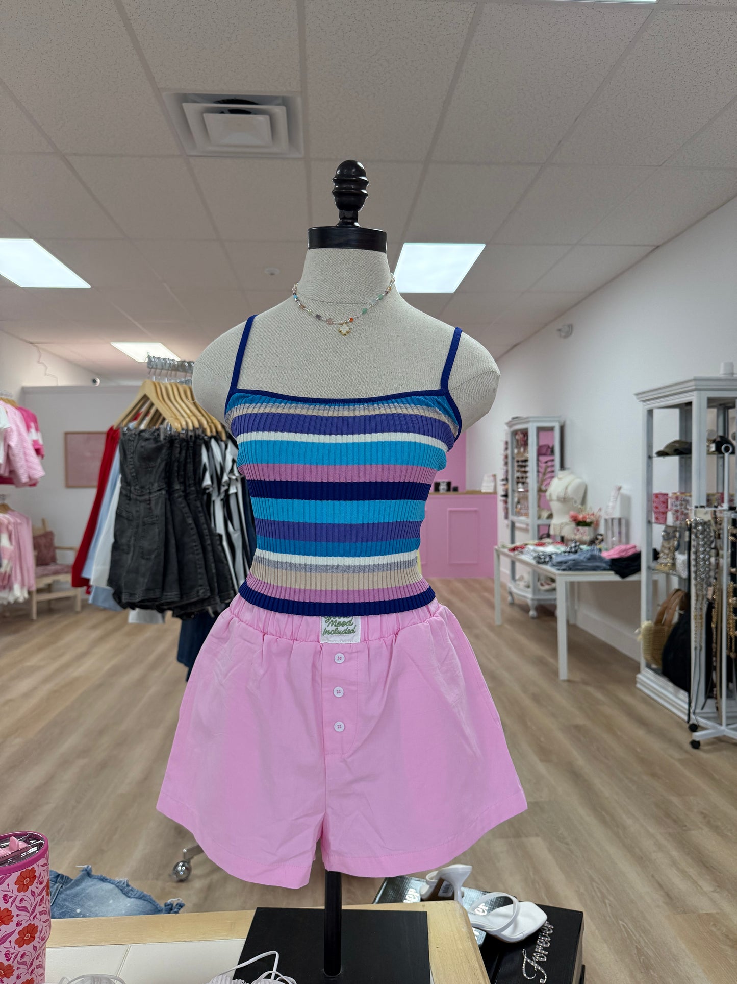 Bella - Stripe Knit Top