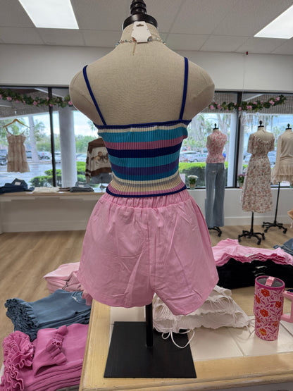 Bella - Stripe Knit Top
