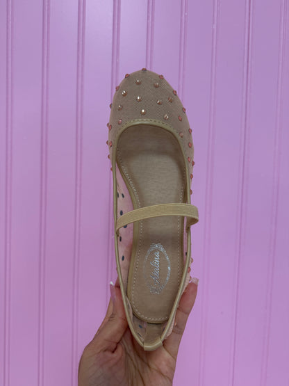 Shine On - Rhinestone Mary Jane Flats