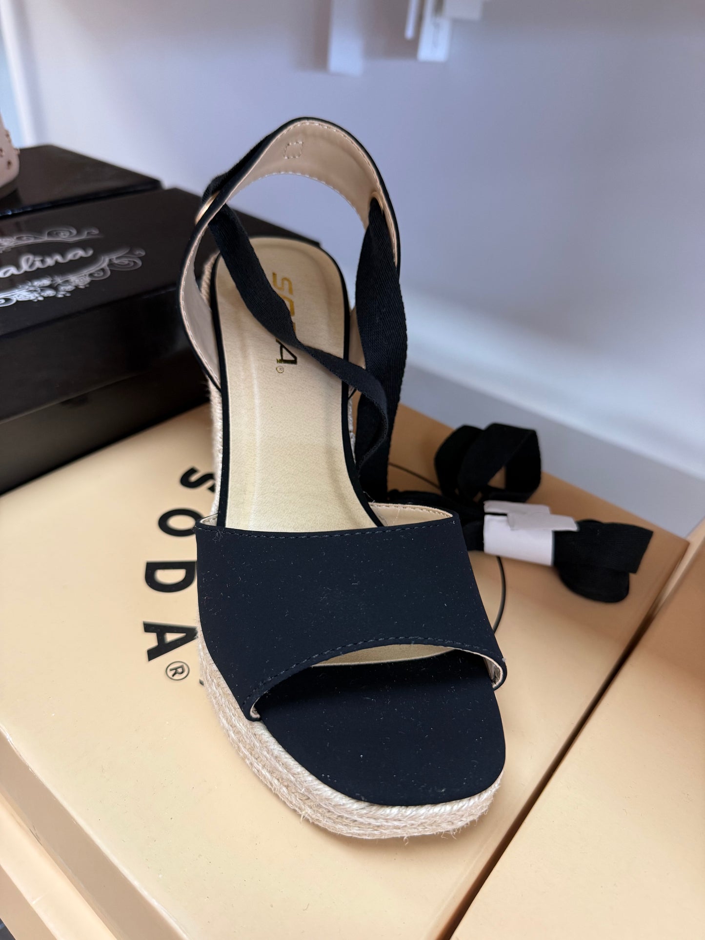 Gloria - Platform Wedge Heels