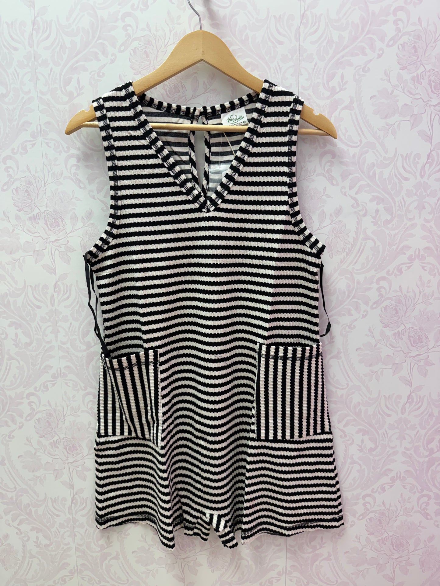 Homebody - Striped Romper