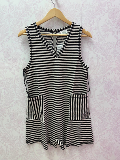 Homebody - Striped Romper