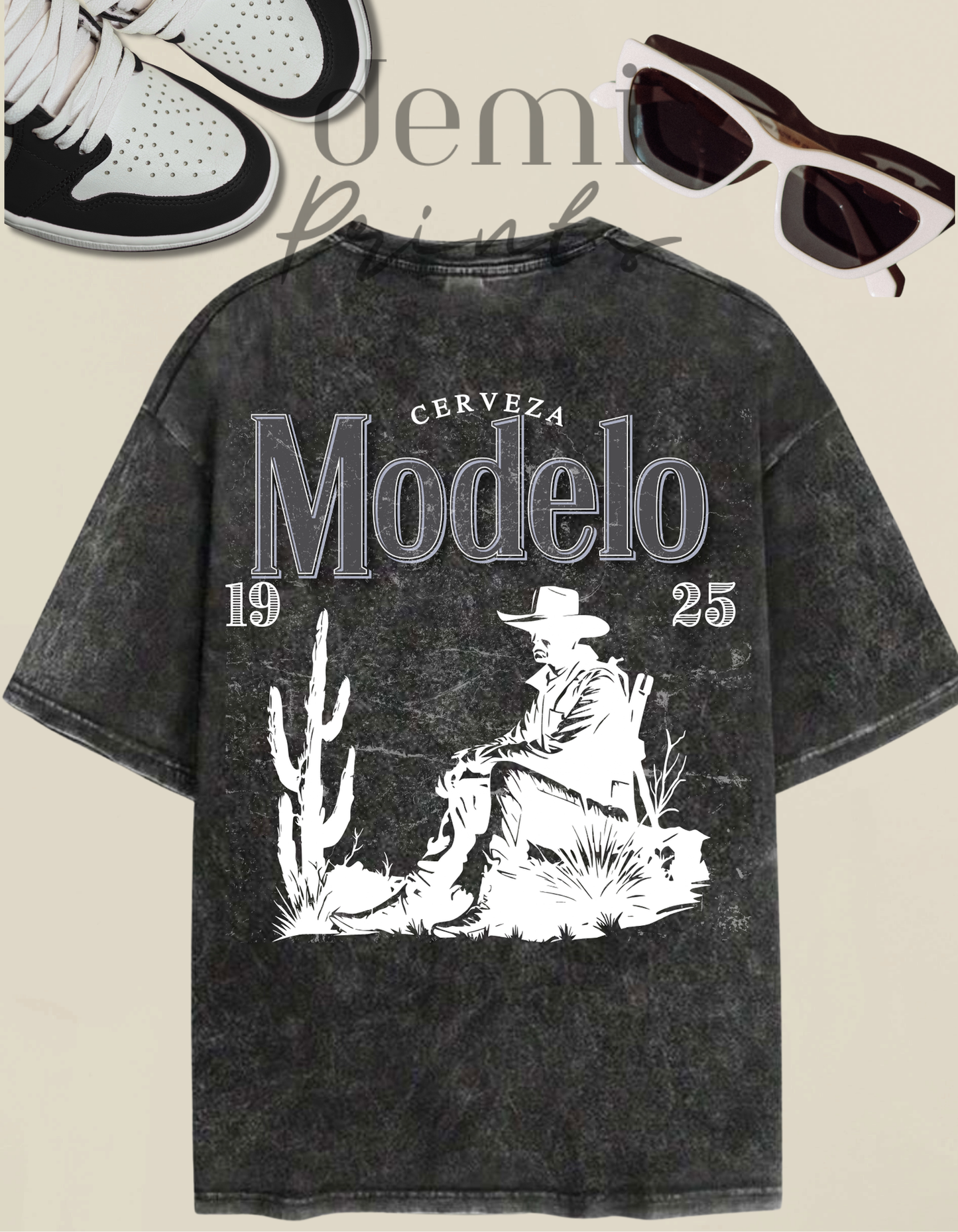 Modelo - Color block graphic t-shirt