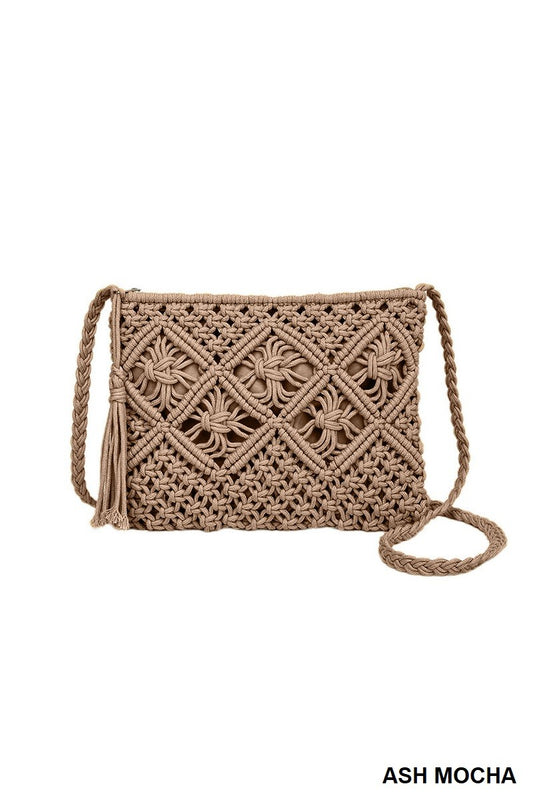 The Boho - Crochet Shoulder Bag