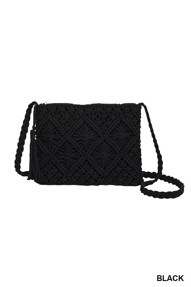 The Boho - Crochet Shoulder Bag