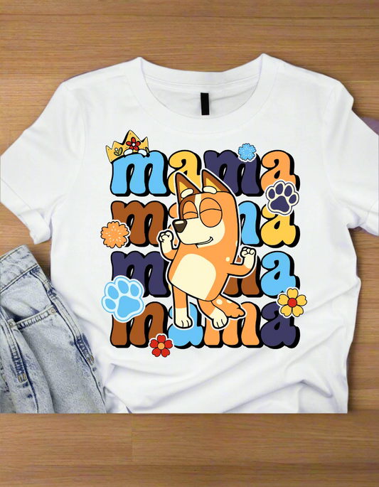 Dancing dog mama - DTF Transfers
