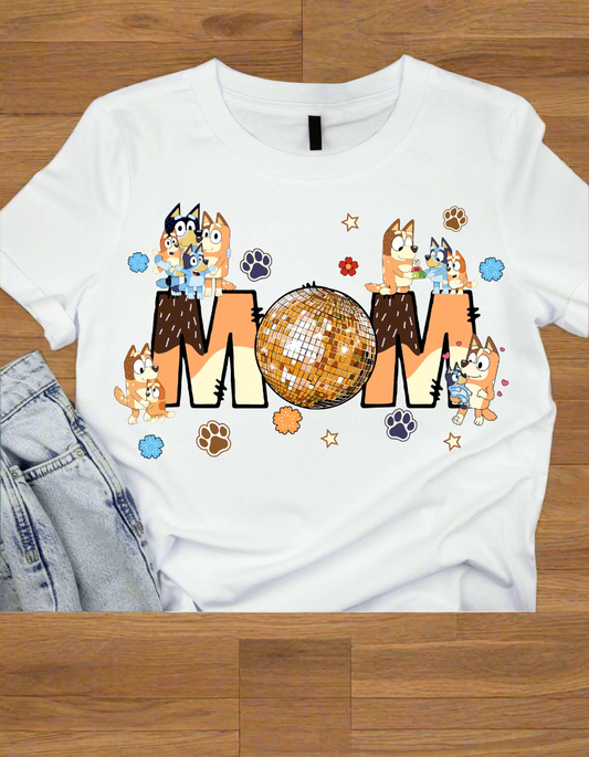 Disco dog mom - DTF Transfers