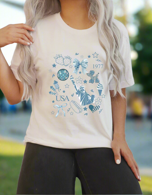 Coquette 4th of July - Graphic t-shirt