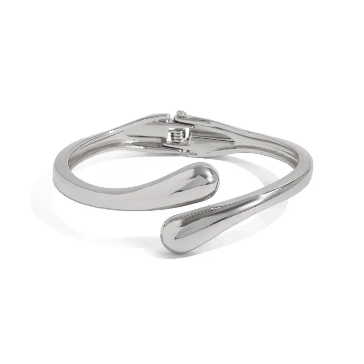 Teardrop Shape Cuff Bangle