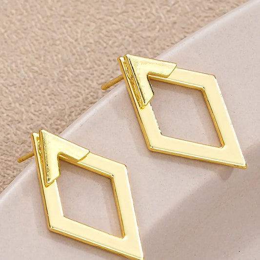 Rhombus Stud Earrings