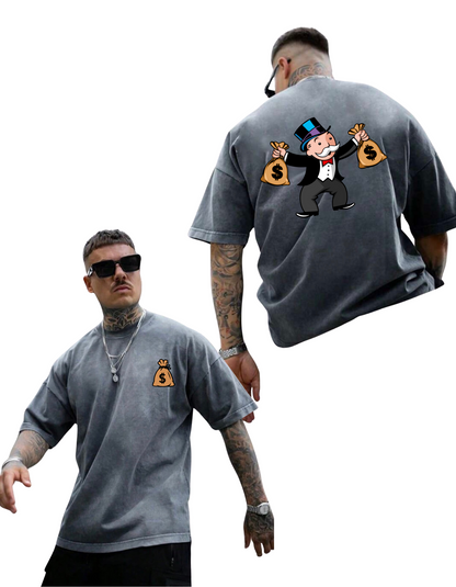 Mr. Money Man - Colorblock Graphic t-shirt
