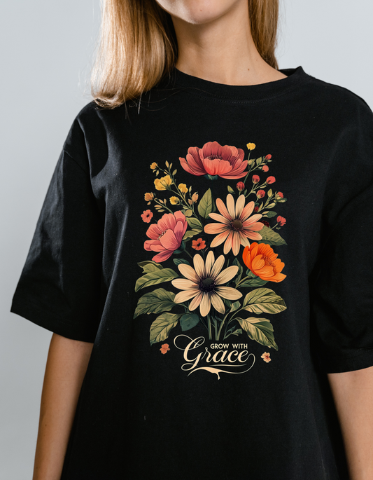 Grow with Grace - Graphic t-shirt