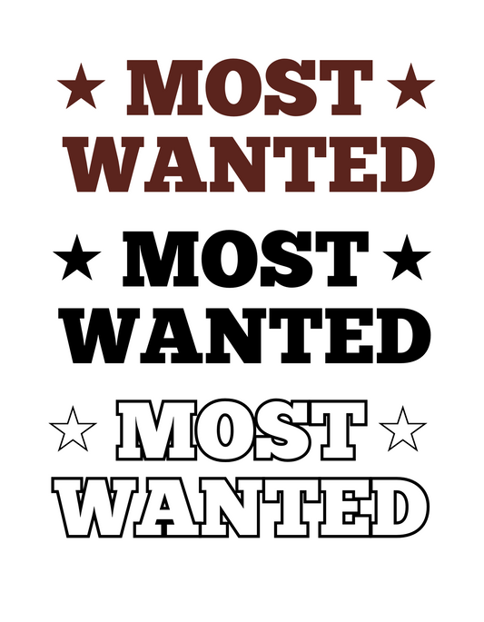 Most wanted - Graphic t-shirt