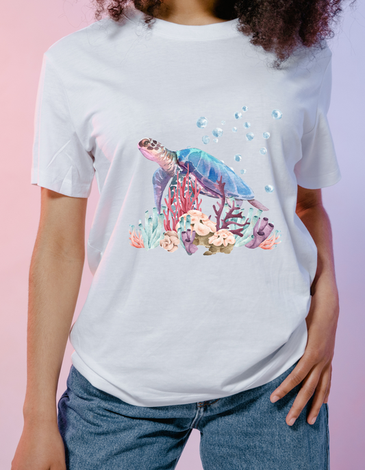 Under the sea turtle - Graphic t-shirt