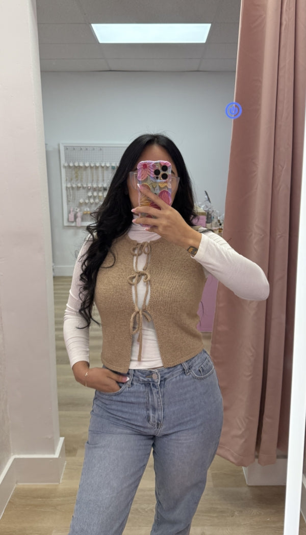 Bow-tiful - Knit Cardigan